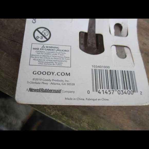 6 Goody Reversible Double Sided Snap Hair Clips Flowery & Solid Brown White - Picture 10 of 10